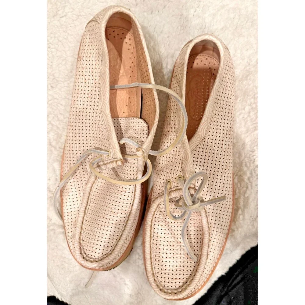 Size 11 Sperry Captains OX Wave Birch Moccasin